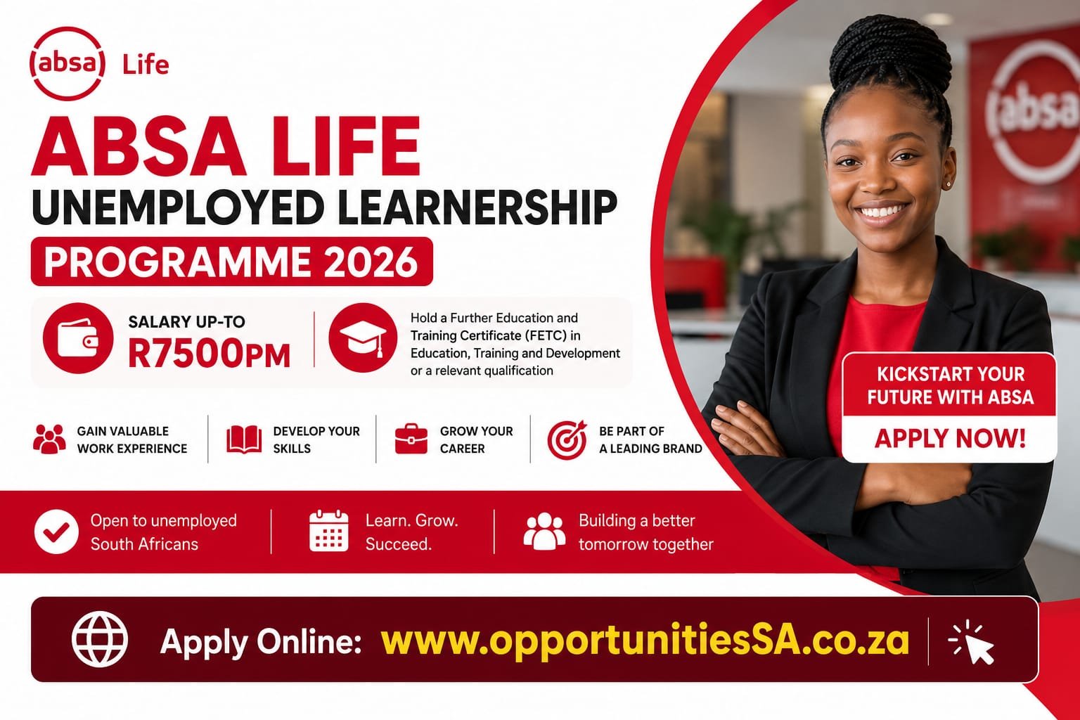Absa Life Unemployed Learner Programme 2026